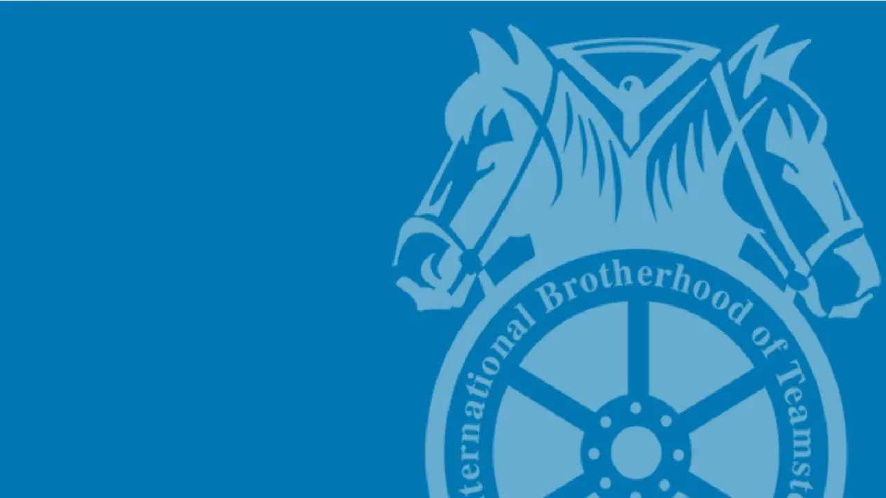 The International Brotherhood of Teamsters; A union's story backdrop
