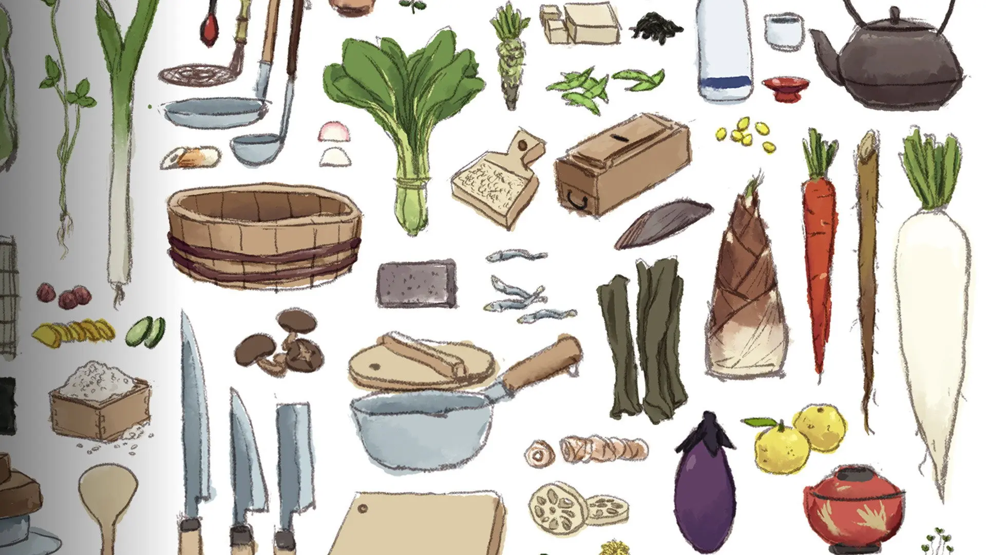 Through the Kitchen Window backdrop