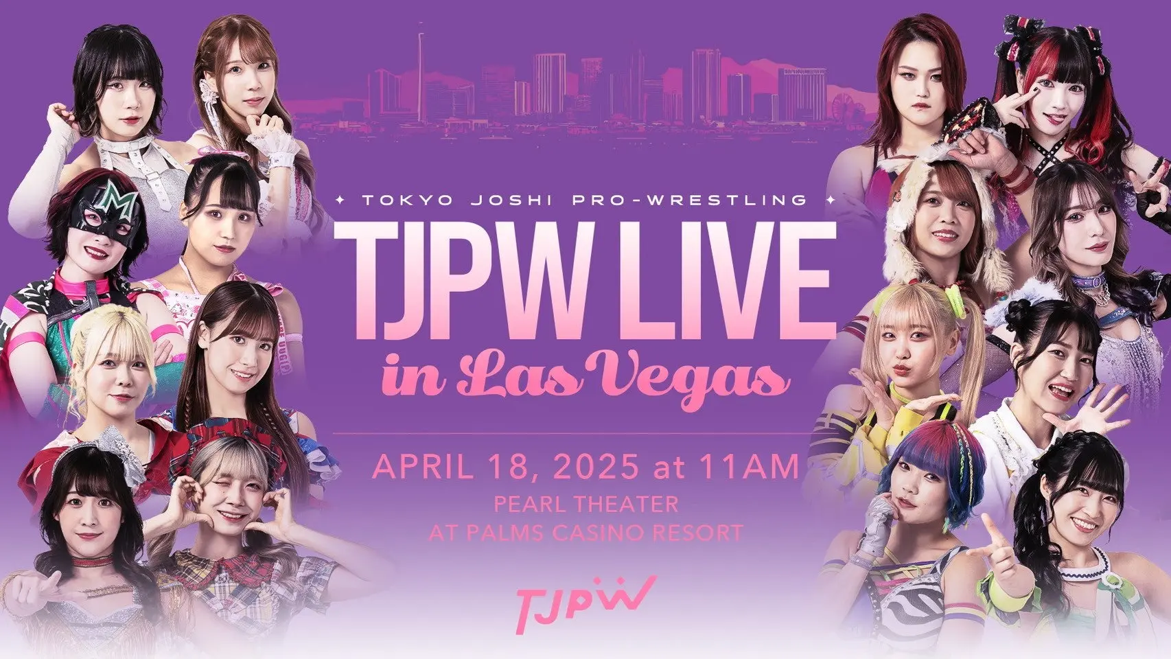 TJPW Live in Las Vegas backdrop