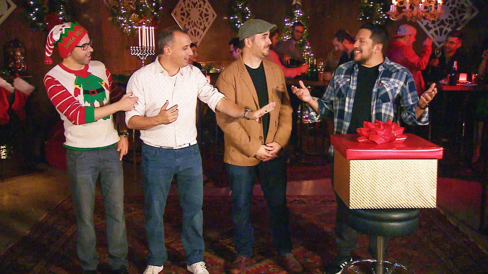 Impractical Jokers: The Staten Island Holiday Spectacular backdrop