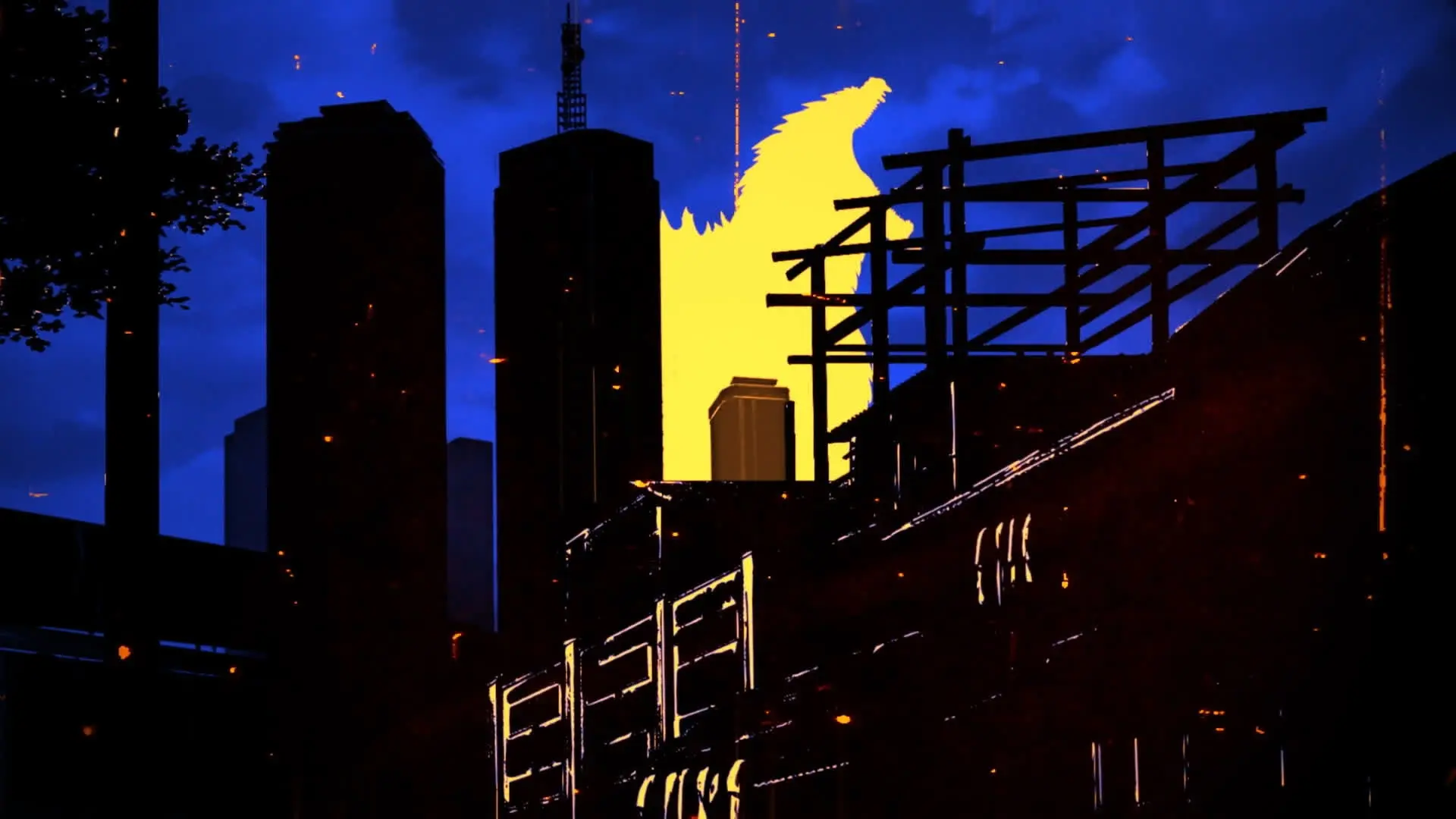 Godzilla Singular Point backdrop